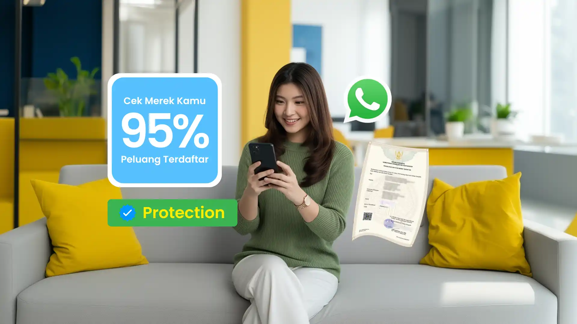 Ilustrasi Cek nama merek & kelas usaha